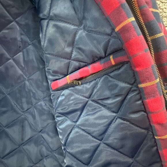 G.H. Bass & Co. Flannel and Suede Leather Quilt Lined Jacket - Size Medium -VGUC - Picture 8 of 13